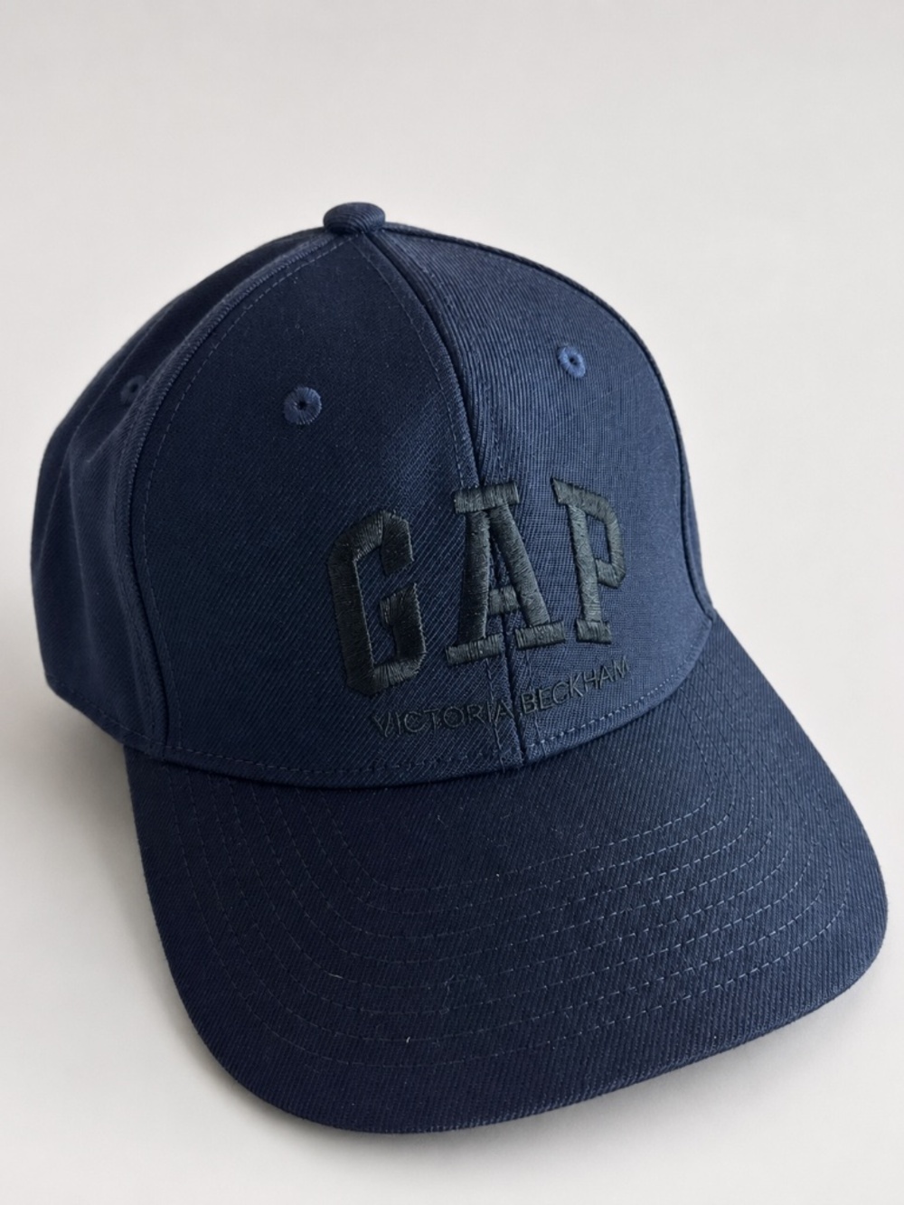 Victoria Beckham x GAP - Navy Logo Baseball Cap New w/ Tags - Picture 2 of 9